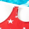 New One-piece Kids Swimsuit Girls Patchwork Star Pattern Swimwear Summer Beach Wear Swimming Suit for Girls 5-14Years