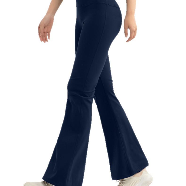 Lulu Winter Fleece High-Waist Flare Yoga Pants - Tummy Control, Long-Leg, Wide-Leg Women's Casual Sportswear