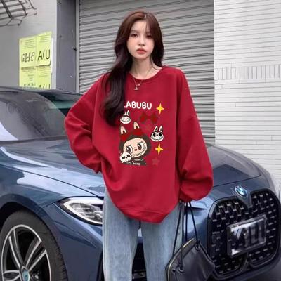 Popular Labu Long-sleeved Sweater Women's 2025 Autumn and Winter Thickened Long-sleeveds and Clothing Wholesale