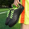 32-45 Fußballschuhe Herren Leder Outdoor Outdoor Rasen Fußballschuhe Damen Große Größe Kinder Fußballschuhe