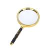 Portable 10x High-Definition Handheld Magnifier with Dragon Pattern Handle - Perfect for Elderly Retro Reading