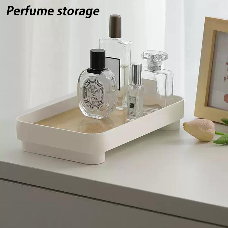 Quadratische Schale Holz Hautpflegeprodukt-Auslage Schlüssel Schreibtisch-Organizer