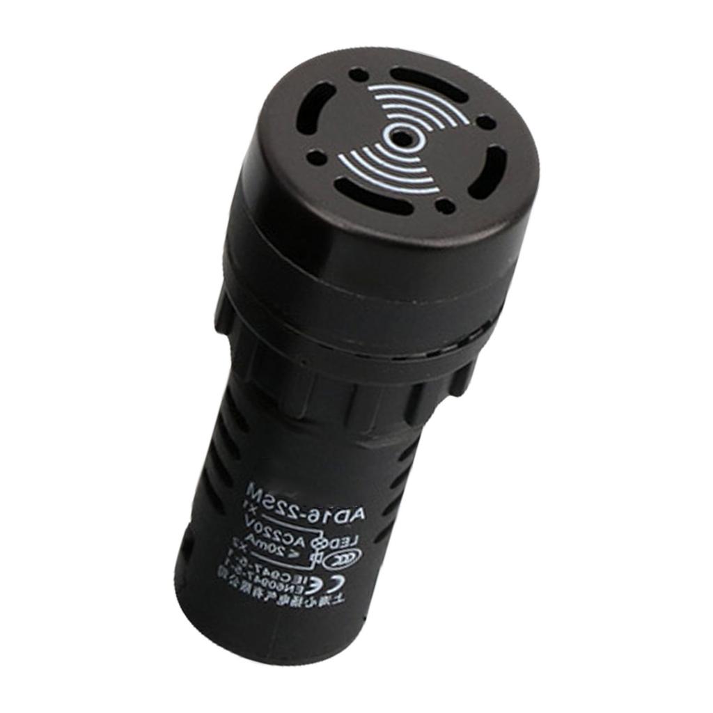 Upgrades Dual Power AC DC Intermittierender Ton- & Lichtalarm Sicherheitswarnvorrichtung für Fabriken Lager & Haussicherheit