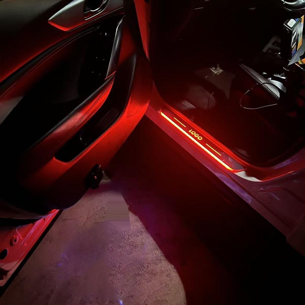 ize Dynamic stalic led pedal scuff plate threshould doorsill for cars All Cars Accessory