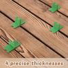 4Pcs 4 Thicknesses Deck Board Spacers Green Deck Spacers Assorted  Composite Decking