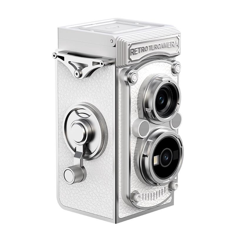 LK019 Retro HD Digitalkamera mit zwei Objektiven - Tragbares Reiseaccessoire für Studenten