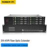 Yeren 2U Rackmount 8-Channel DVI-KVM Fiber Optic Extender