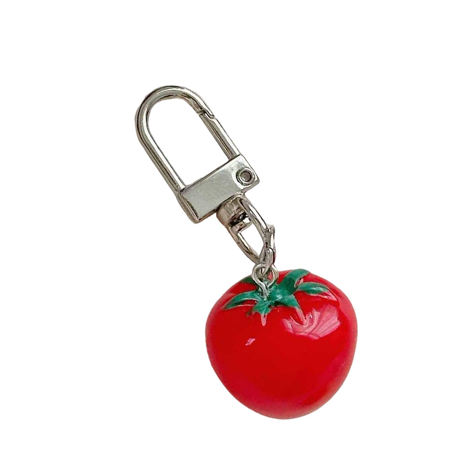 

Модный Милый Брелок-Подвеска Лист Томата из Прочного Сплава Смолы для Модного Аксессуара на Каждый День T1