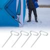 9pcs Outdoor Ground Camping Tent Stakes Anchors Pegs Windproofed Tent Stakes for Cold Weather Conditions