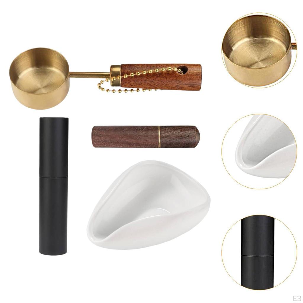 Coffee Bean Weighing Bowl Ceramic Vessel Practical Utensil Sample Tray for