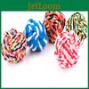 Pet Rope Toy Handcrafted Cotton Rope Ball 7cm Medium Size