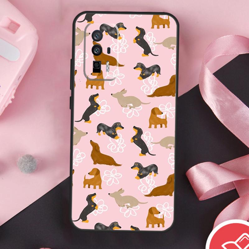 Dachshund Dackel Dog Case For POCO F6 X6 X3 X5 M6 Pro F3 F5 M5s Xiaomi 14 Ultra 13 12 Lite 11T 12T 13T Pro Cover