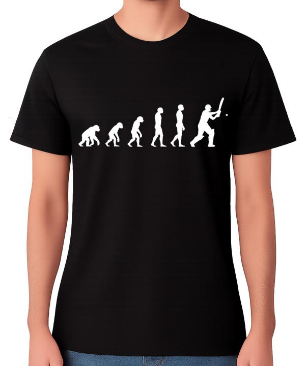 Minimal Cricket Evolution Design Unisex T-Shirt Sport Lover Tee S разноцветный