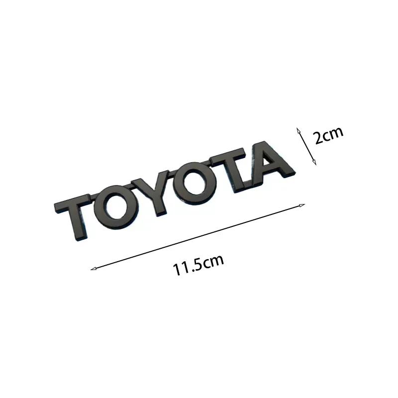 3D Kofferraumemblem für Toyota RAV4 Corolla Camry Prado GT86 Crown REIZ CHR Avalon Hilux Tacoma Auto Logo Autozubehör