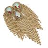 Strass Quaste Schulter Epaulette Dekorative Schulterklappe Abzeichen DIY Exquisite Quasten Epaulette für Party Golden