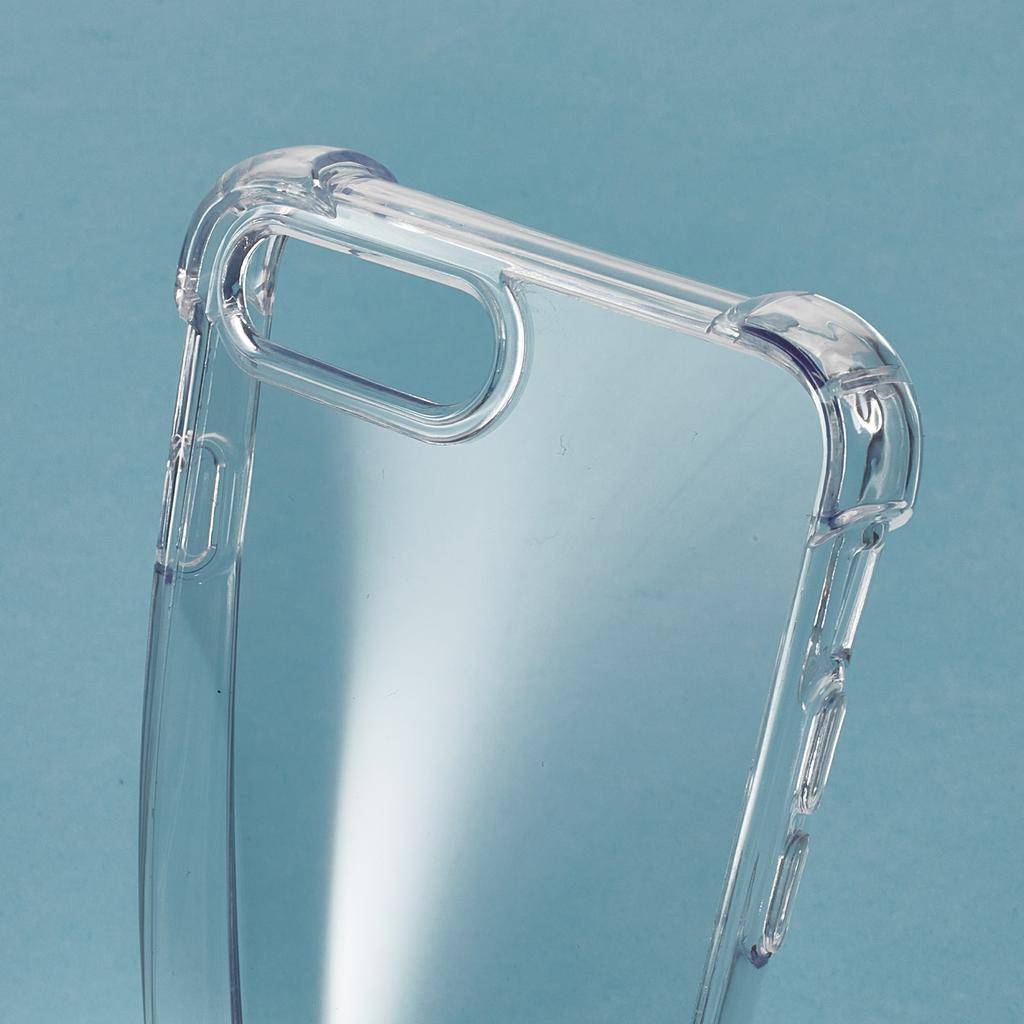 For iPhone 8 Plus/7 Plus Case Reinforced Corners TPU Frame+Acrylic Back Phone Cover