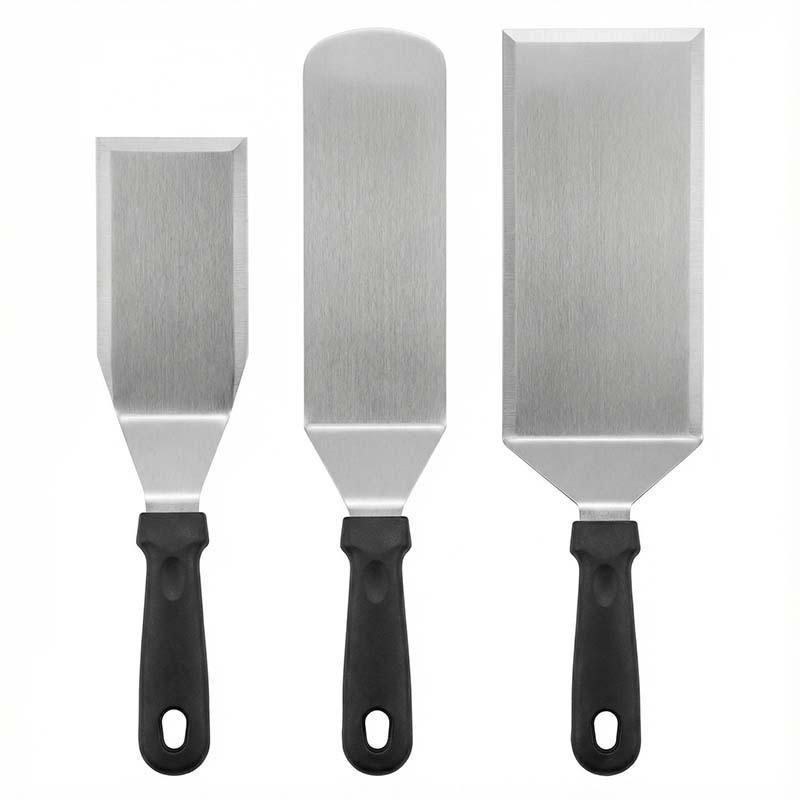 BBQ Grill Tools Set: Steak Spatula, Cooking Spatula, Grill Board & Pan Spatula