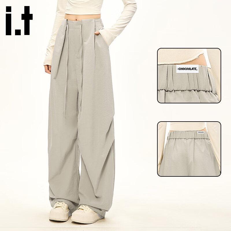 CHOCOOLATEit Women s Relaxed Fit Quick-Dry Cargo Parachute Pants L