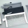 Korean Minimalist Transparent Mesh Pencil Case - Large Capacity, Portable for Students