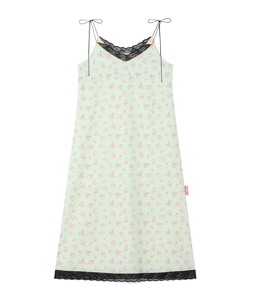 Sweet Bitter Two-Way Flower Maxi Dress_Mint