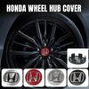 4Pcs Car Wheel Hub Center Cap Metal Emblem Stickers For Honda Civic Accord Fit City Vezel CRV Odyssey Pilot Jazz Prelude Insight