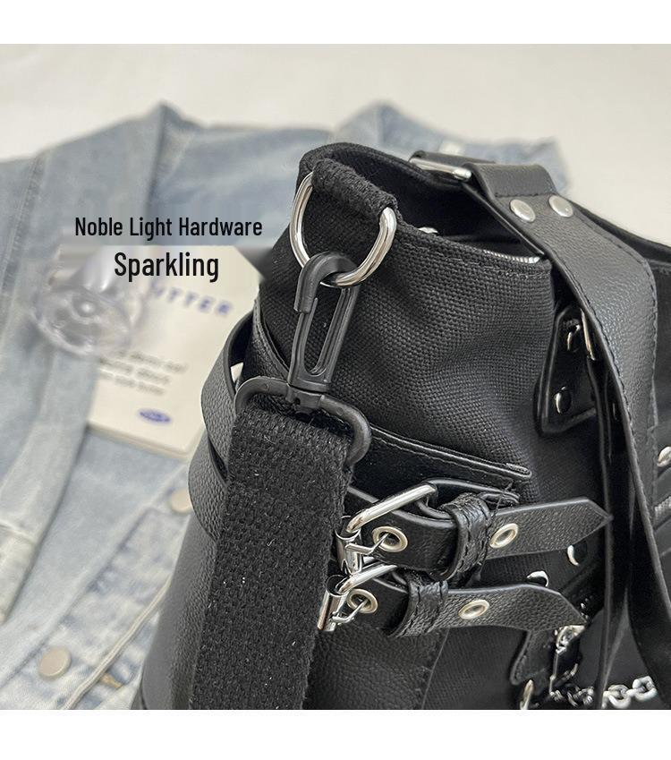 Women's Fashion Niche Rivet Shoulder Tote Bag