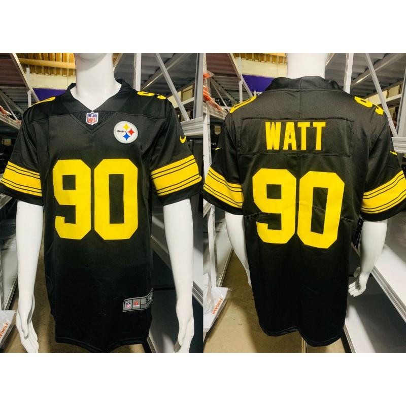 NFL Team Apparel Patriots Steelers Embroidered V-Neck Oversized Jersey Men Sports Fan Wear