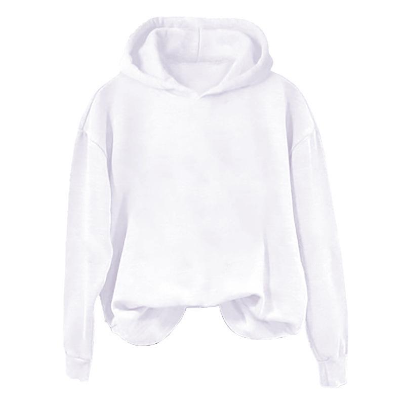 2025 Women's Bestseller Hooded Sweatshirt, No Drawstring or Pockets, Round Neck, Sizes S-5XL