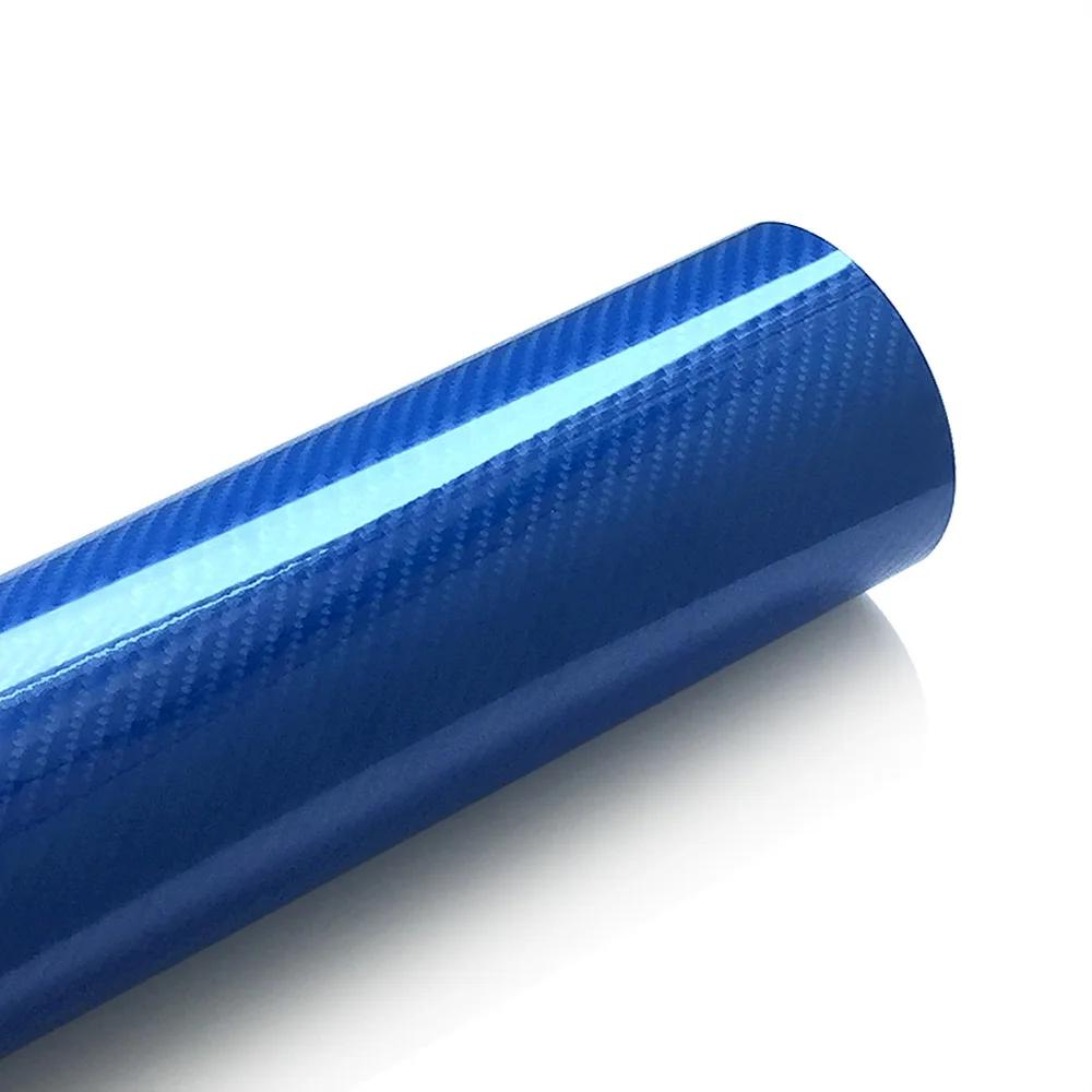 100x20/30cm 5D Carbon Fiber Car Vinyl Wrapping Film Air Bubble Free Self-adhesive Motorcycle Auto Decoration Decal Accessories