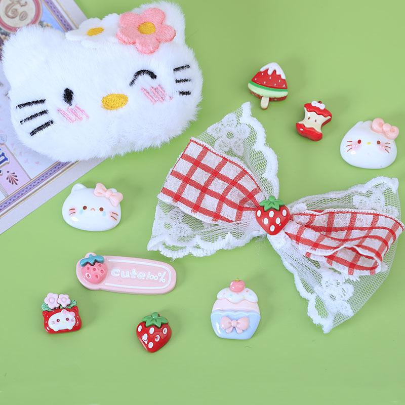 Xiaohongshu-Style Shoe and Hair Accessories: Hole Shoes Decorations, Hair Clips, Ties, Refrigerator Magnets