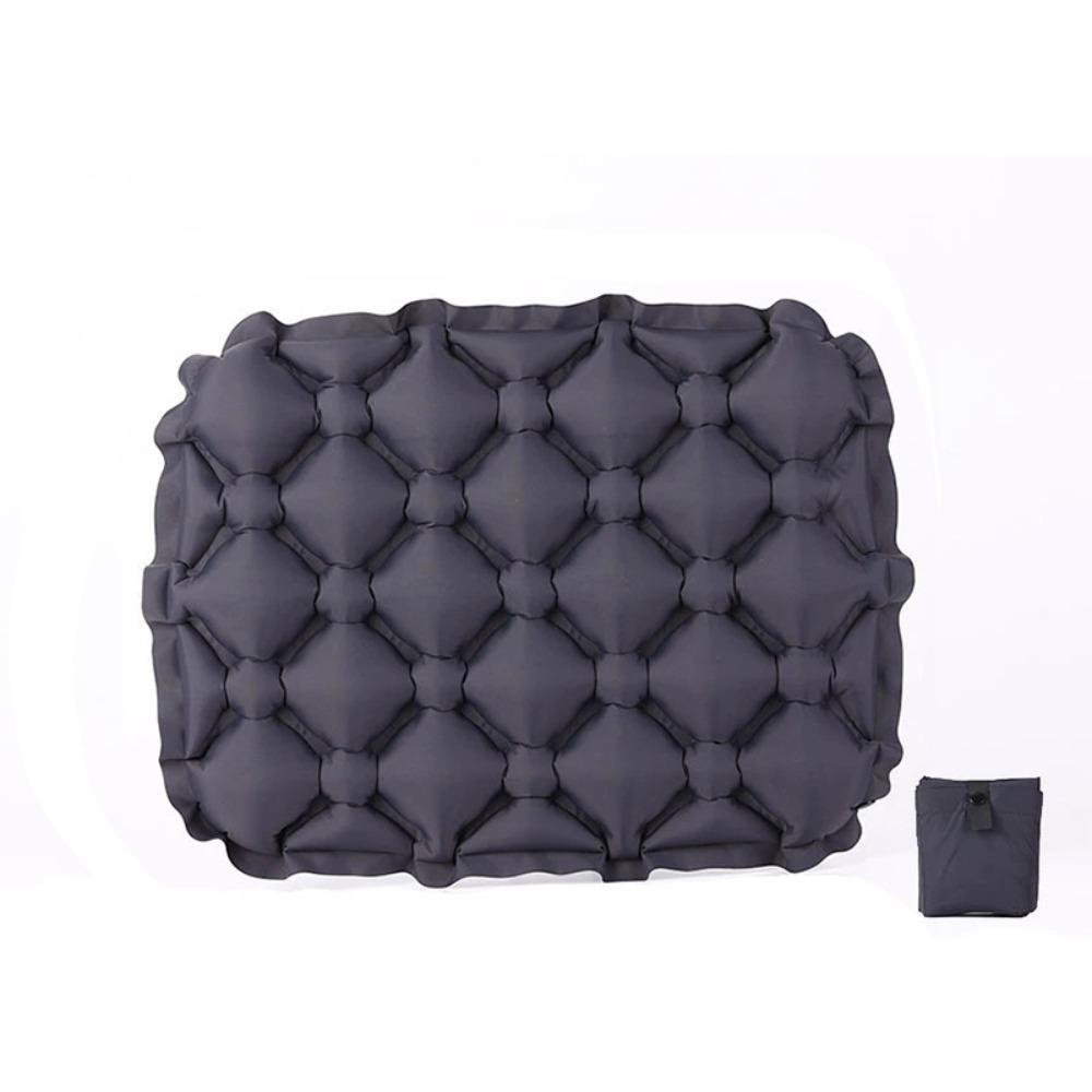 Foldable Inflatable Seat Cushion Space-saving Lightweight Camping Chair Mat Moisture-proof Water Resistant Car Seat Cushion