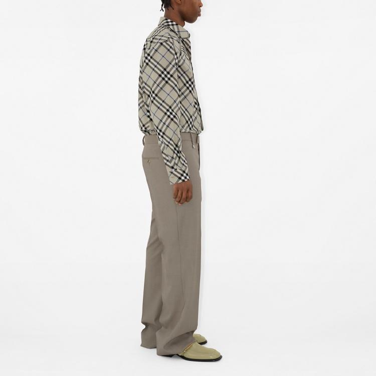 Burberry checked cotton shirt Men's 80876361