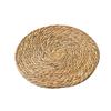 Cattail Round Non-Slip Coaster & Placemat Set - Kitchen & Restaurant Anti-Scald Mats, Decorative Round Table Mats.