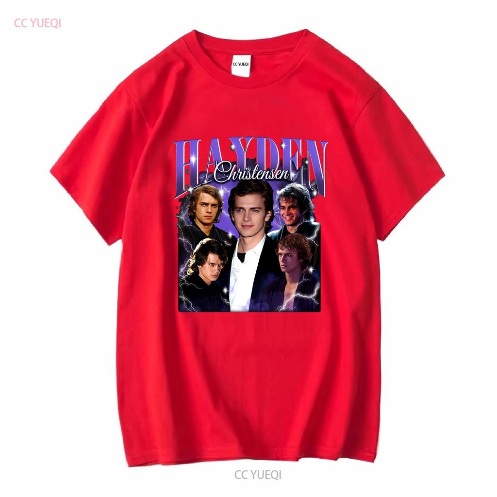 Vintage Hayden Christensen T-Shirt Rundhals Sweatshirt lange oder kurze Ärmel vintage gewaschen bequem Designer-Kleidung vielseitig