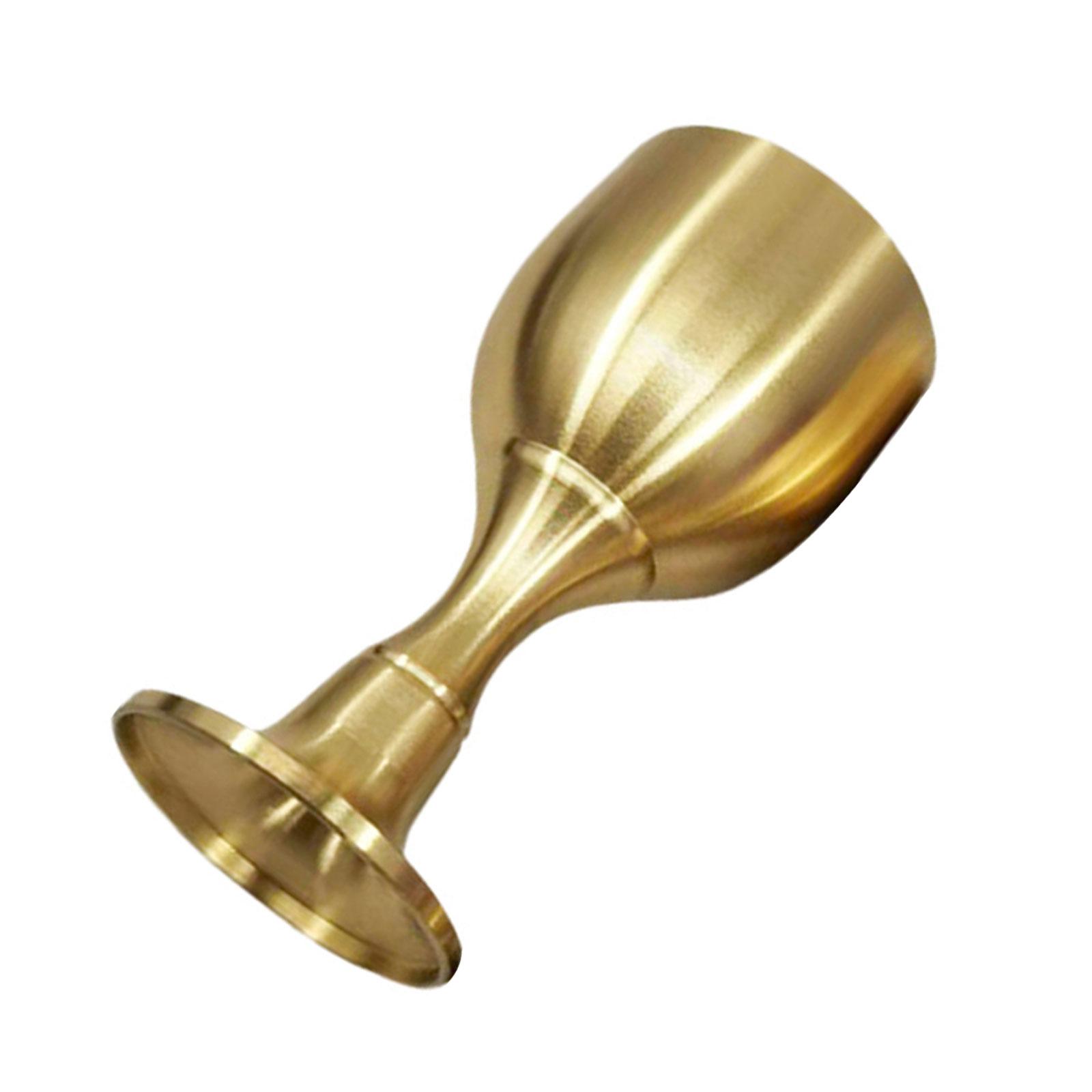 Elegant Brasses Ritual Chalice With Spiritual Symbols Pentagrams Chalice For Spiritual Practices And Gift