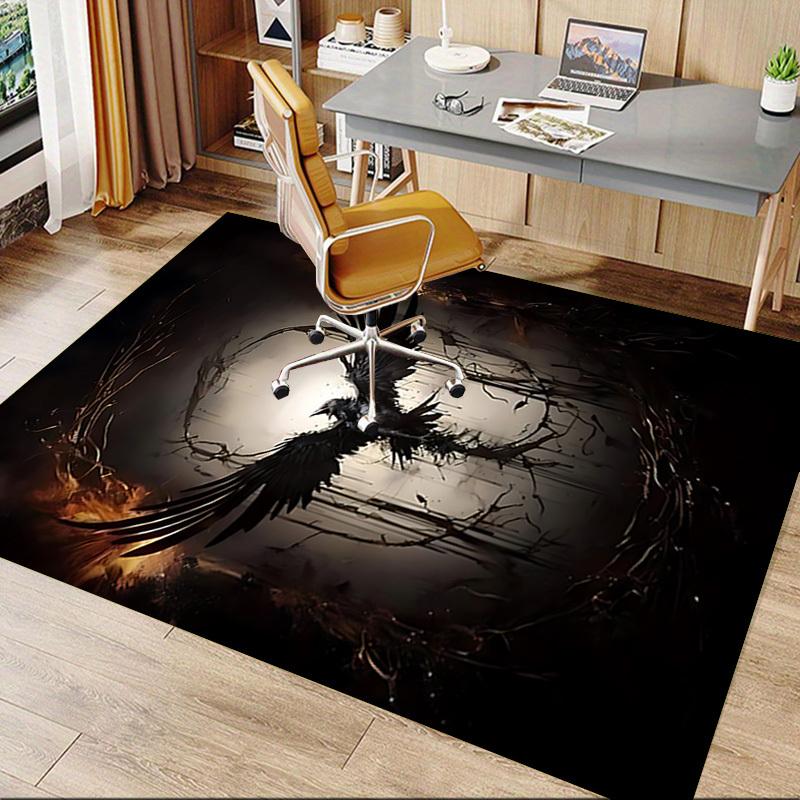 1PC bird wings Carpet Ultra Soft, Thick & Absorbent, Non Slip Machine Washable Mat for Entryway