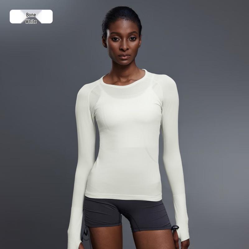 Yudong Women s Seamless Long Sleeve Yoga T-Shirt
