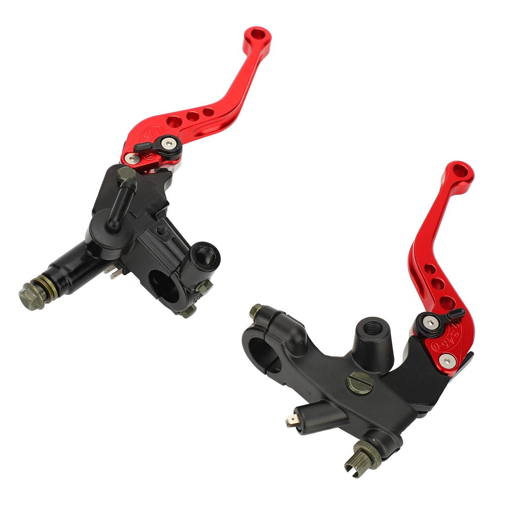 Hydraulic Brake Pump Clutch Kit 22mm Handlebar Modified Master Cylinder Reservoir Kit for Motorbike Modification