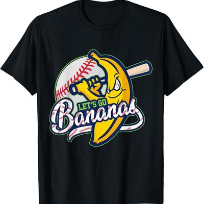 Funny Let'S Go Bananas T Shirt For Kids