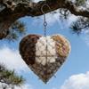 Bird Nesting Heart Refillable Hangable Outdoor Holder Fiber Bird Nesting Material for Parakeet Hummingbird Cockatiel Canary