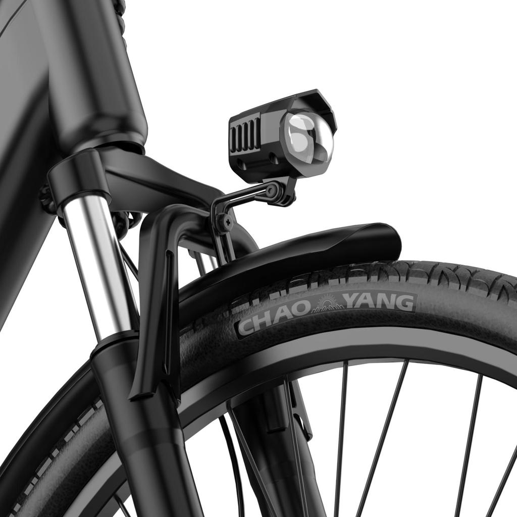 URLIFE E26 Urban Commuting E-Bike With TowSeat 36V13Ah Battery 350W Motor Eiectric Bike 26 Inch City Fat Tire Electric Bicycle