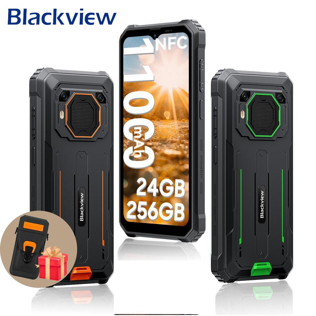 Blackview BV6200 Plus Akıllı Telefon 24GB RAM 256GB ROM Android 14 Dayanıklı Telefon