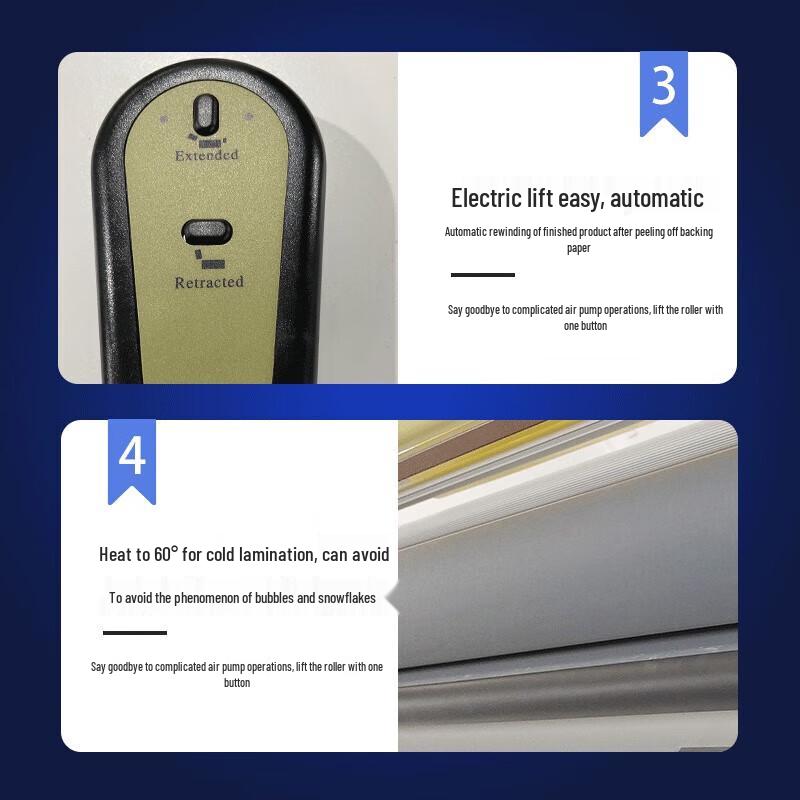 Puwe PW-1600M9 1.6M Cold Roll Laminating Machine CN plug (adapter included)