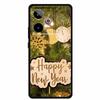Christmas Cover For Realme GT7 GT 7 7T Case Black Silicone Cases for Realme GT 7T Cartoon Santa Claus Christmas Tree Back Cover