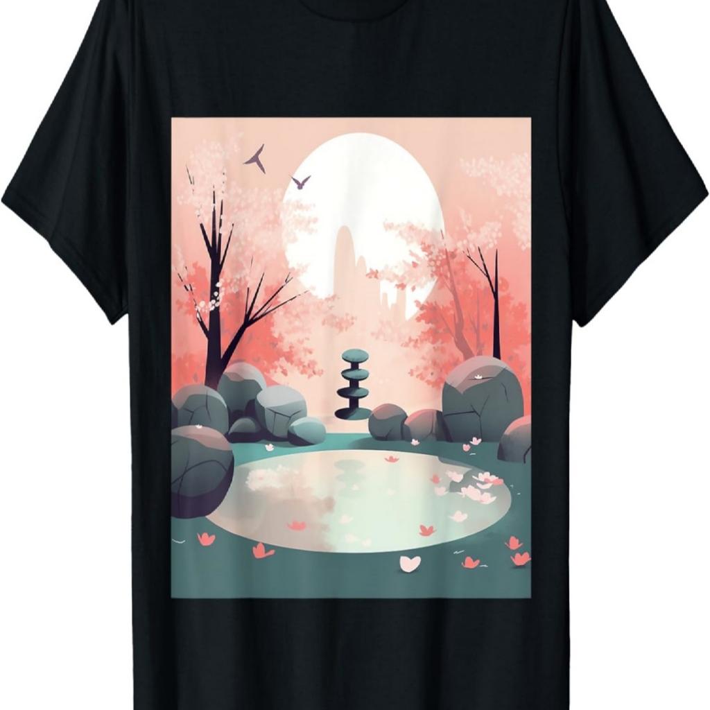 Enchanting Euphoria Cherry Blossom Heaven in Pink T-Shirt