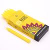 6x Solar Plexus Chakra Candles 12-Pack Yellow Manipura