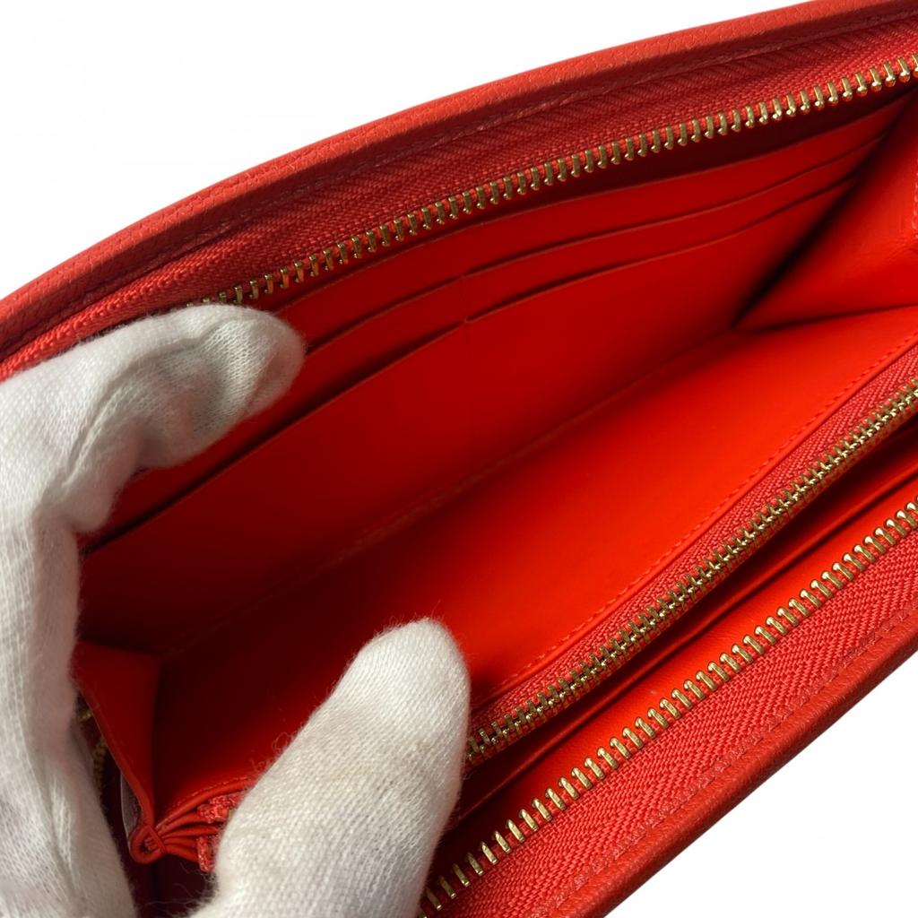 Used LOEWEPurse Red Leather Women