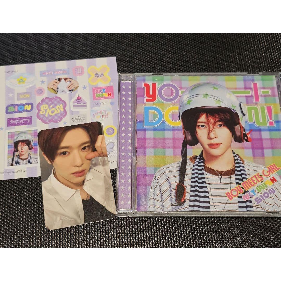 Used NCTWISH Sion YO-I-DON! BOY MEETS GIRL Photocard