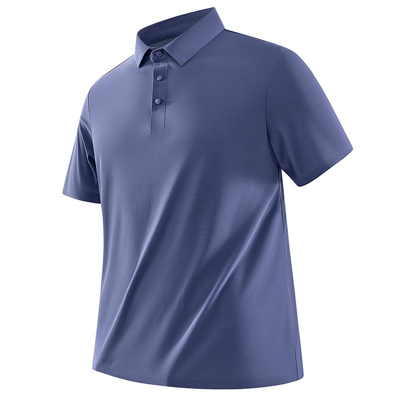 Ice Silk Quick-drying Casual Sports Short-sleeved POLO Shirt Lapel