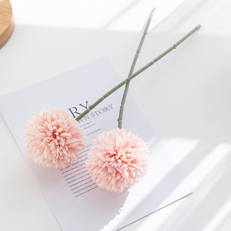 6/12ks Umělé Květiny Hedvábná Hortenzie Pompon Domácí Dekorace Scrapbook Svatba Festival Věnec Nevěstský Doplněk Výprodej DIY Krabička